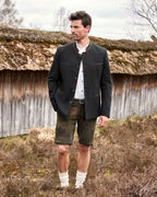 Luis Steindl Cotton jacket with structure (Anthracite)