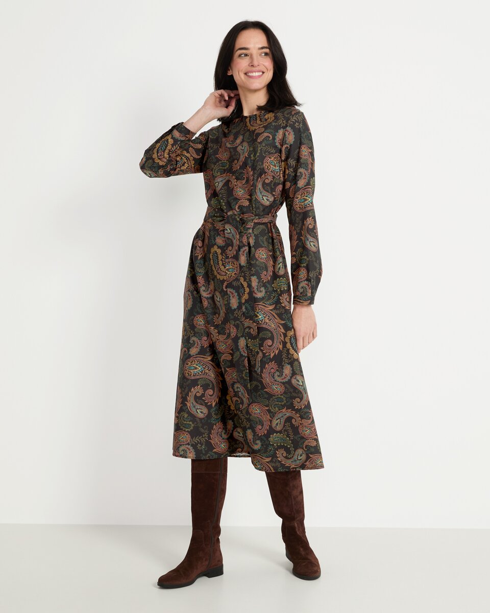 Reitmayer Paisley print dress (Black green)