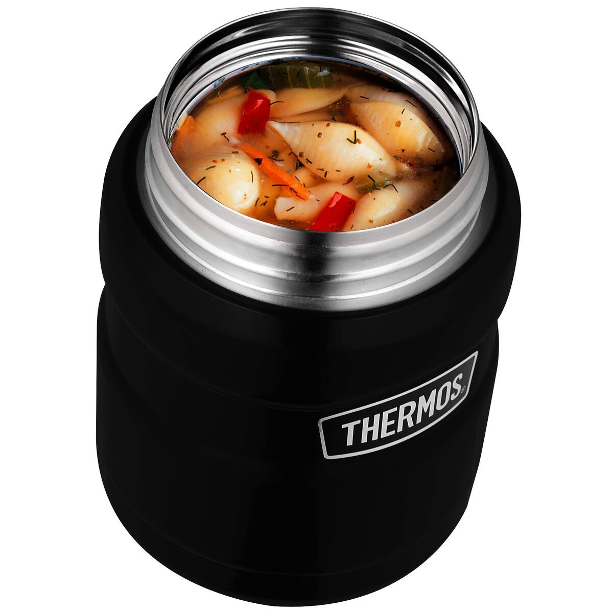 Thermos Stainless King Food Jar 0.47l insulated container (Black)