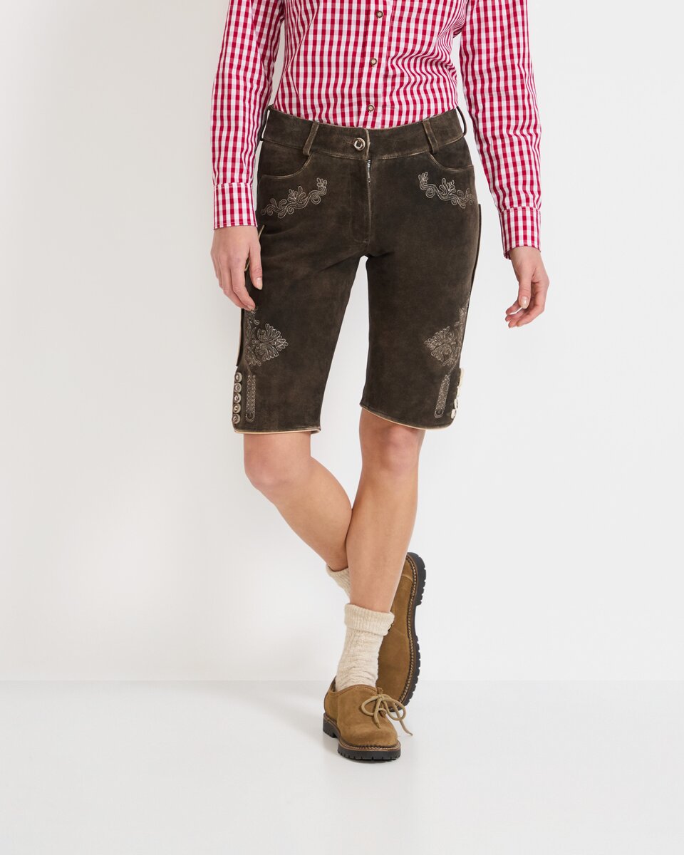 Luis Steindl Traditional leather trousers (Brown/Antique)