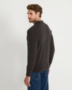Highmoor polo sweater (Dark brown)