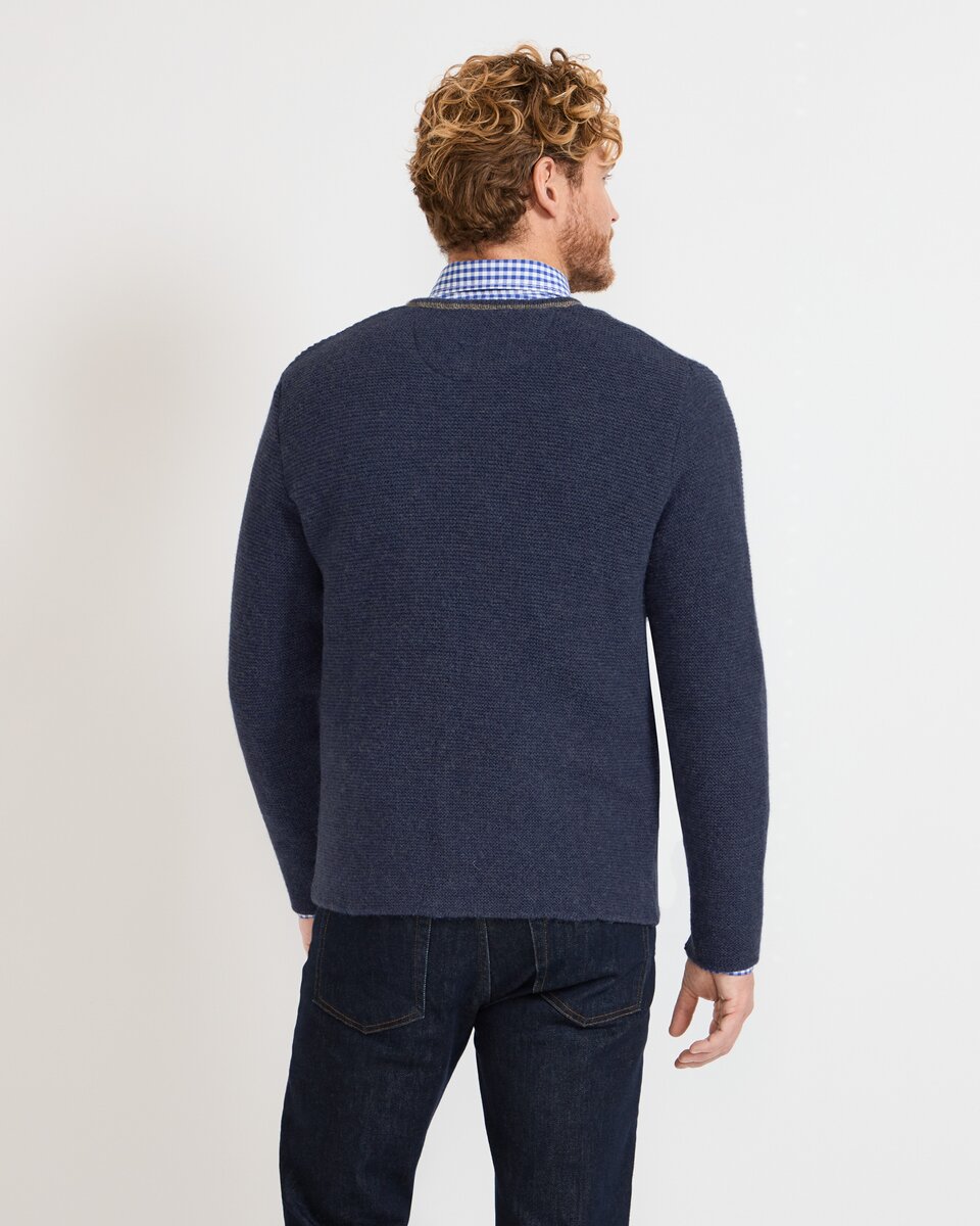 Luis Steindl Left-left cardigan (Marine)
