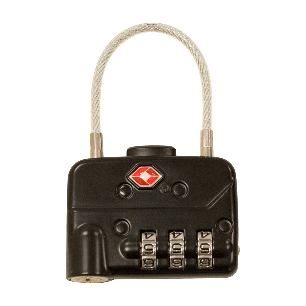 SKB CASES TSA Combination Padlock with Cable - Pack of 2