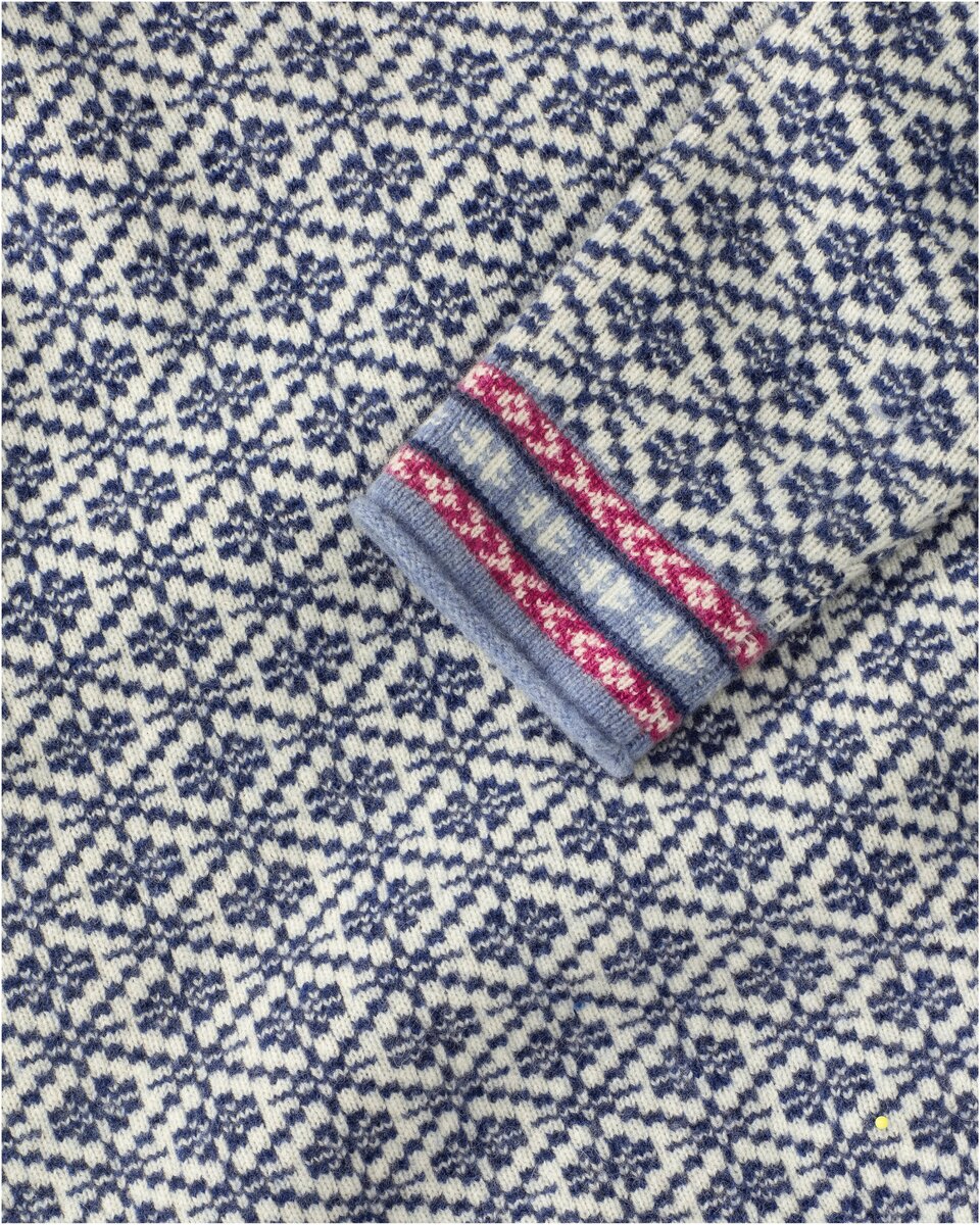 Reitmayer Jacquard hoodie (Blue)