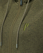 Parforce Women's knitted fleece jacket Visby 2.0 (Olive)