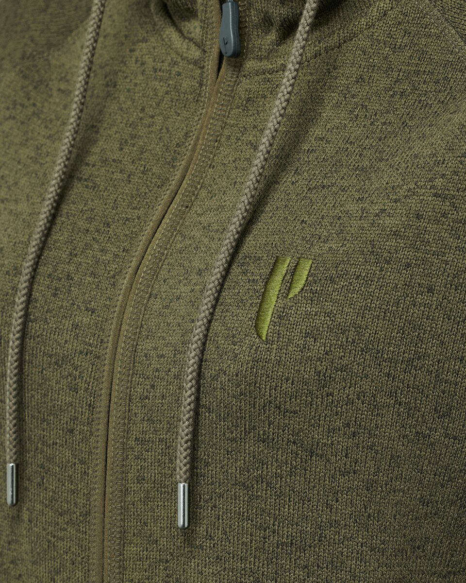 Parforce Women's knitted fleece jacket Visby 2.0 (Olive)