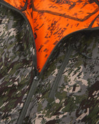 Parforce Reversible fleece jacket greenSphere® Signal (Olive/signal orange)