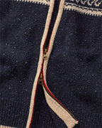 Reitmayer Jacquard zip cardigan (Blue)