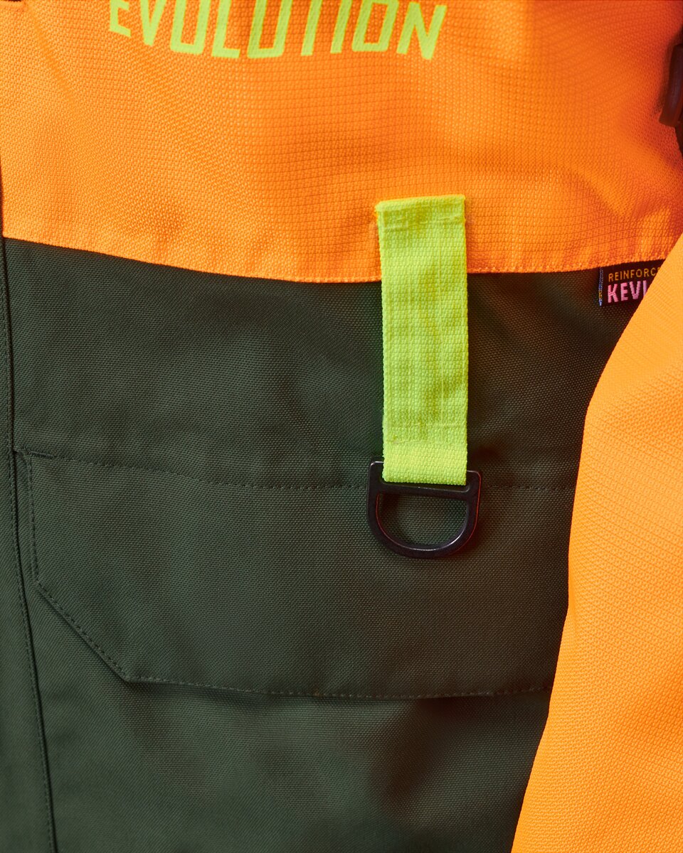 Parforce Hatz-Watz Waterproof hunting jacket (Signal orange/olive)