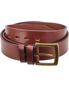 Parforce Leather belt (Dark brown)