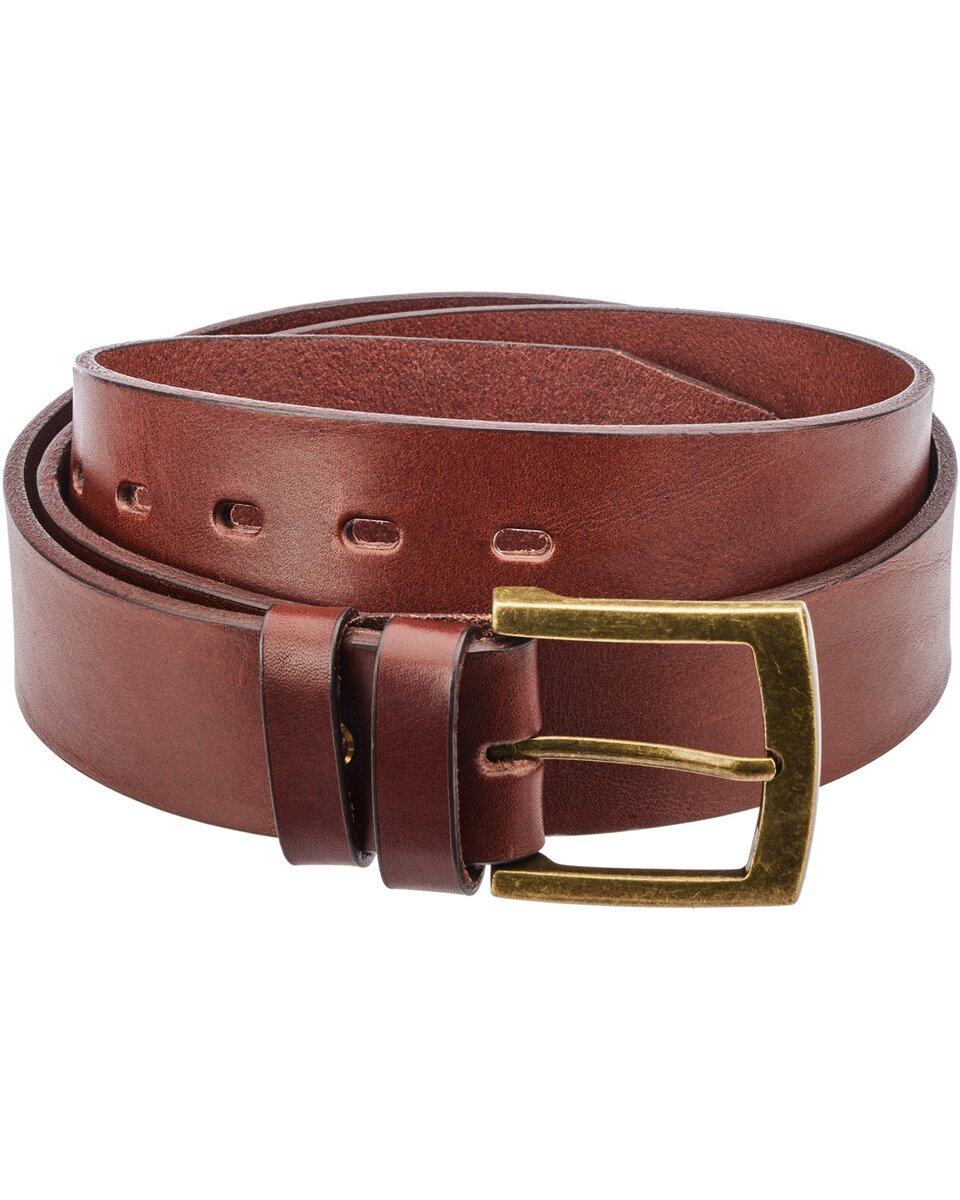 Parforce Leather belt (Dark brown)