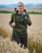 Parforce Women's Hoodie (Olive/Born to hunt)