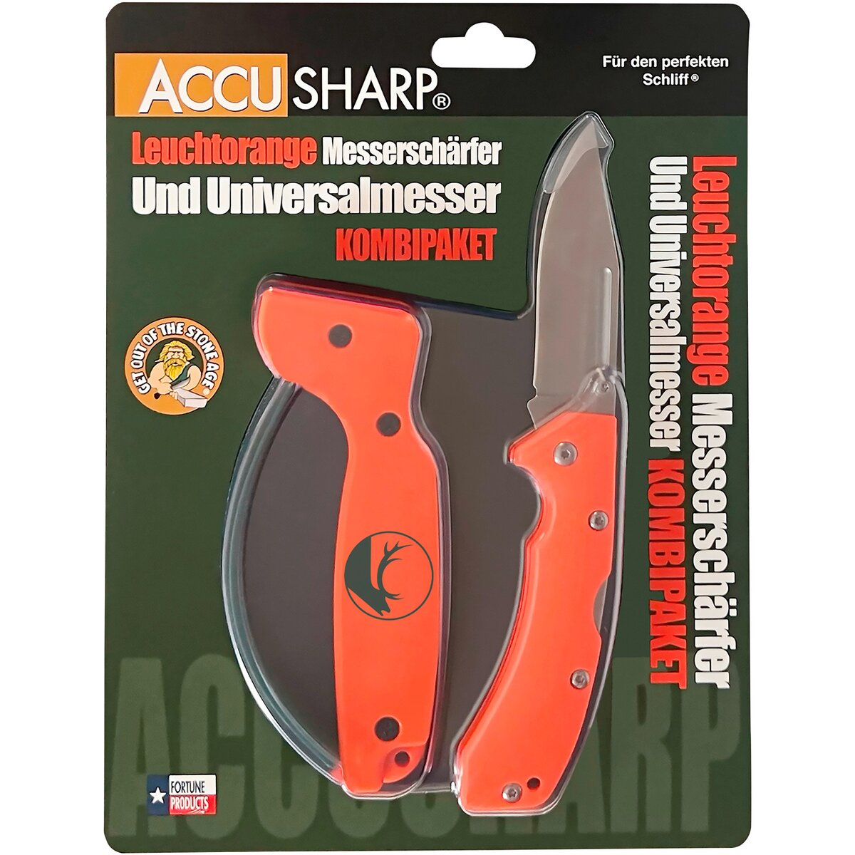Accusharp Knife sharpener and utility knife, set, Frankonia edition