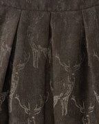 Reitmayer Jacquard skirt with deer (Brown beige)