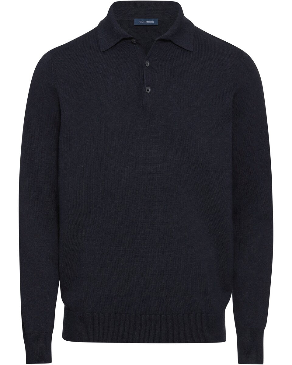 Highmoor polo sweater (Dark Khaki)