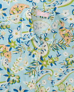Brigitte von Schönfels Paisley shirt dress (Blue)