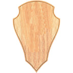 Wald & Forst Oak shield Bock, with pine inlay (Dark)