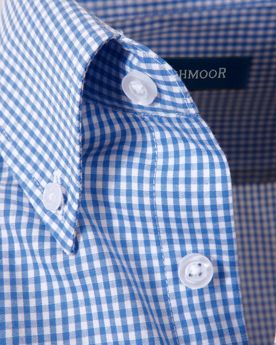 Highmoor Shirt double pack (Blue/white+white plain)