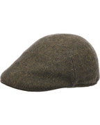 Parforce Herringbone flat cap (Olive)