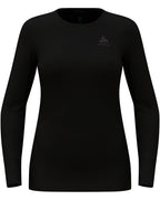 Odlo Women's long-sleeved shirt Natural Merino 260 (Black)