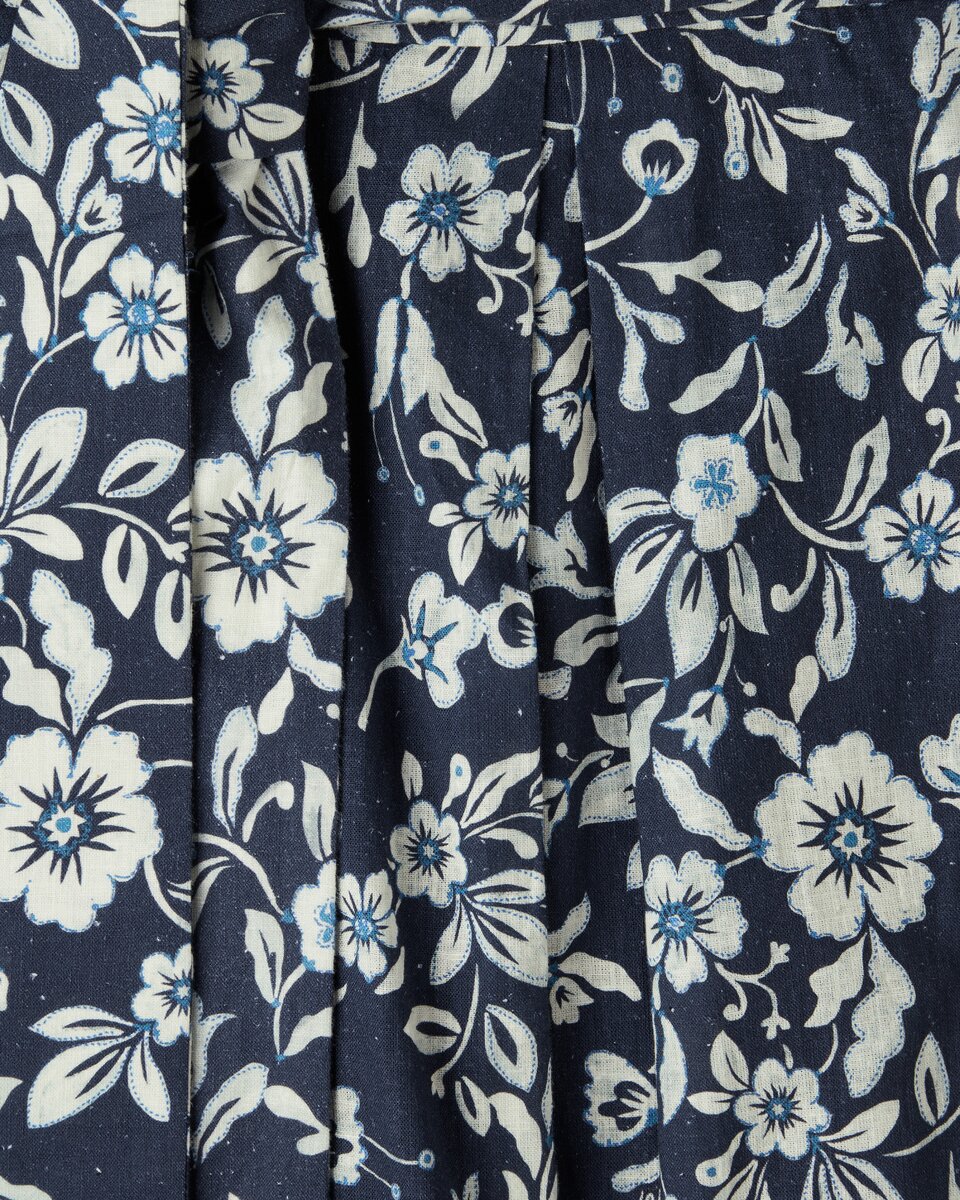 Highmoor Linen skirt (Marine)