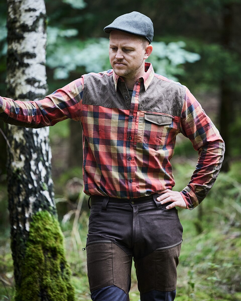 Parforce Axel hunting shirt (Orange/Brown)