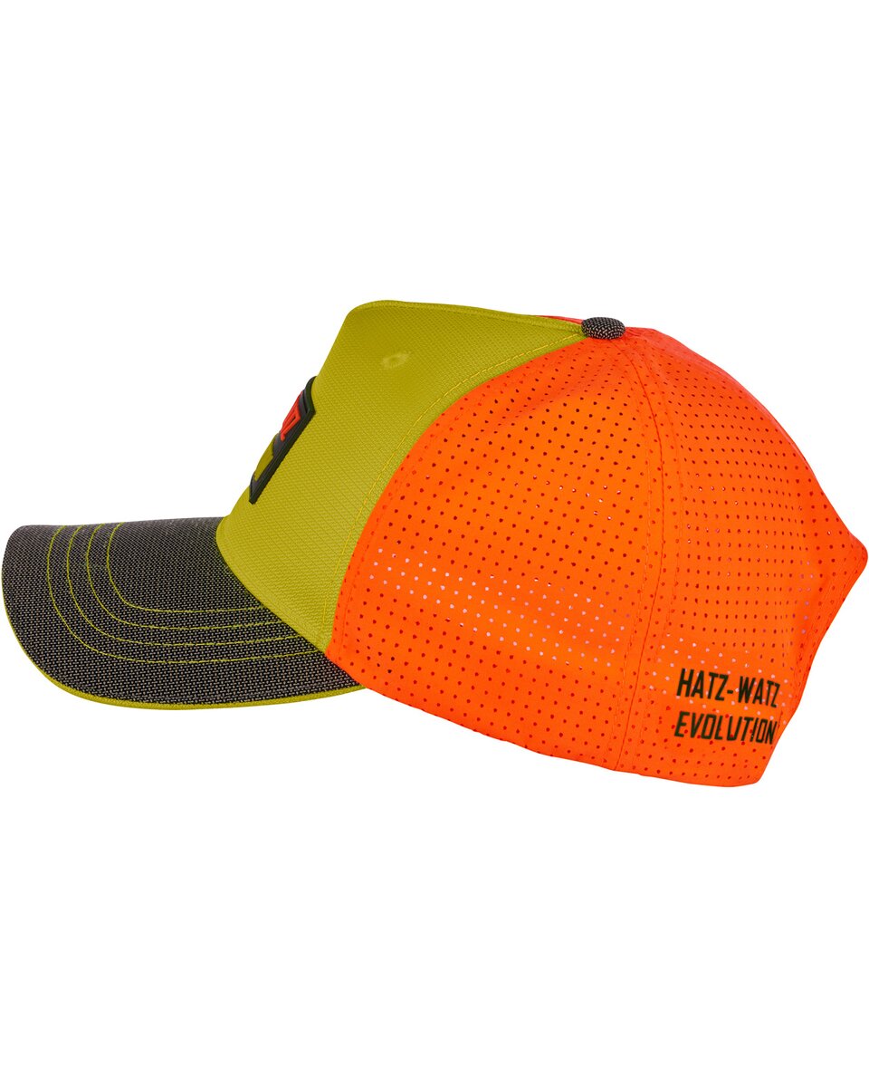 Parforce Mesh Cap Hatz-Watz Evolution (High Vis Orange/Yellow)