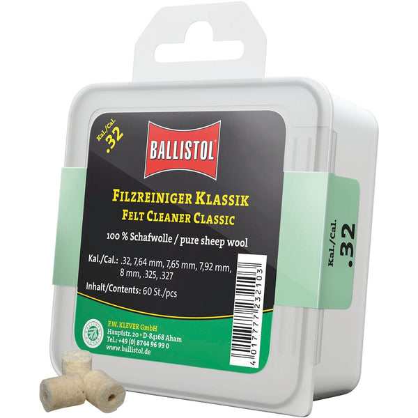 BALLISTOL filca tīrītājs classic (kal. .32, 60 gab.)