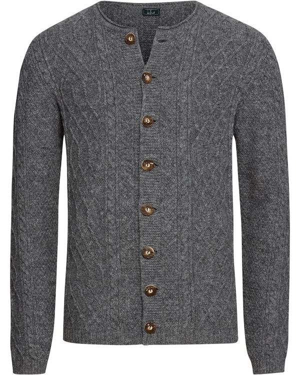 Luis Steindl Cable cardigan (Gray melange)