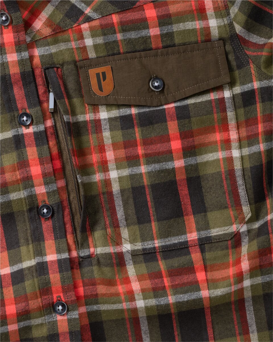 Parforce Eifel hunting blouse (Olive/orange checkered)