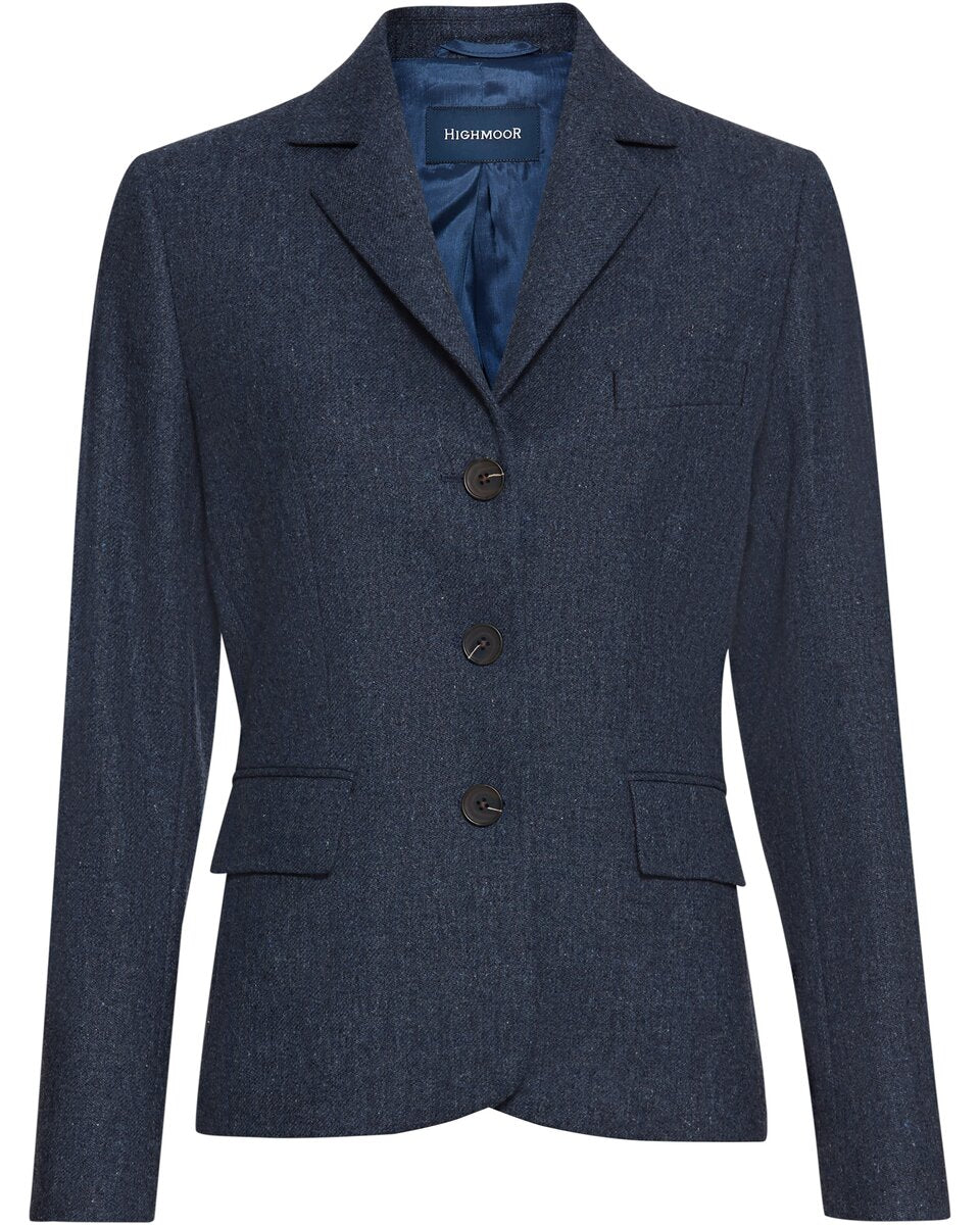 Highmoor Lightweight wool blazer (Jeans blue)