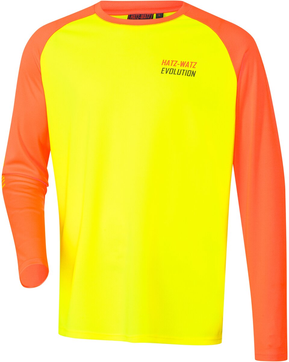 Parforce Functional long sleeve Hatz-Watz Evolution (HiVis Orange/HiVis Yellow)