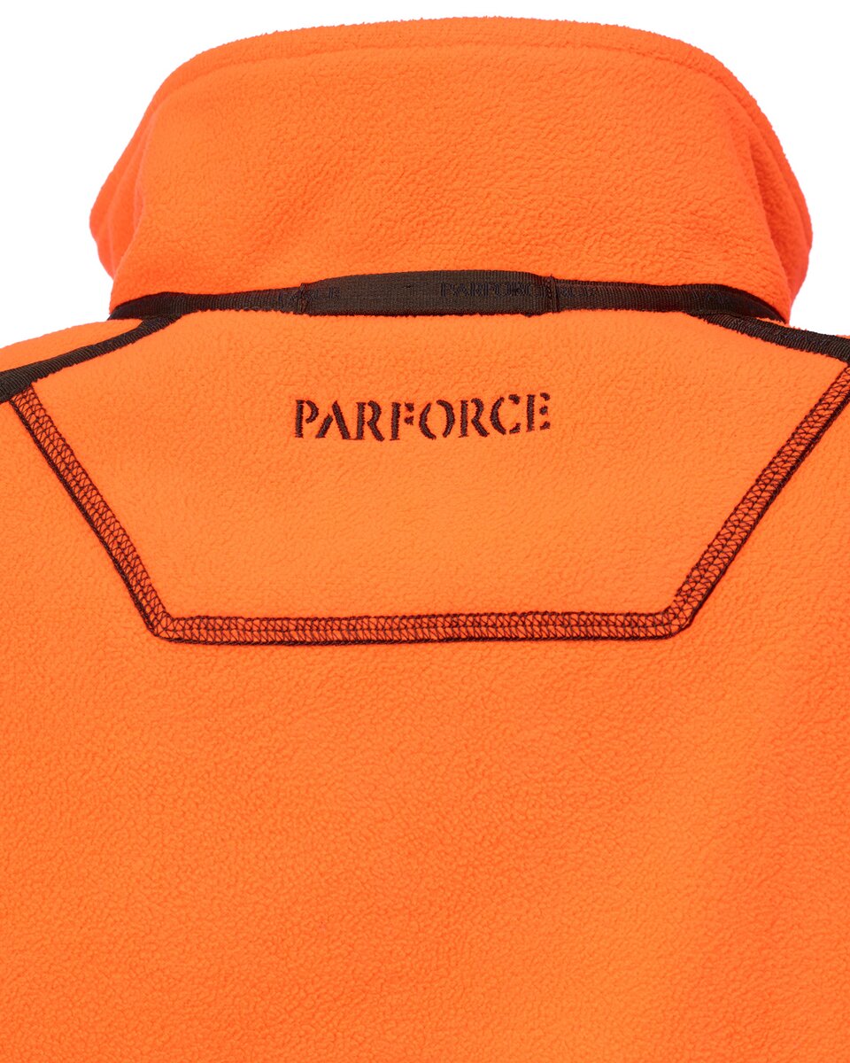 Parforce Women's reversible fleece jacket Reverse Pro (Olive/signal orange)