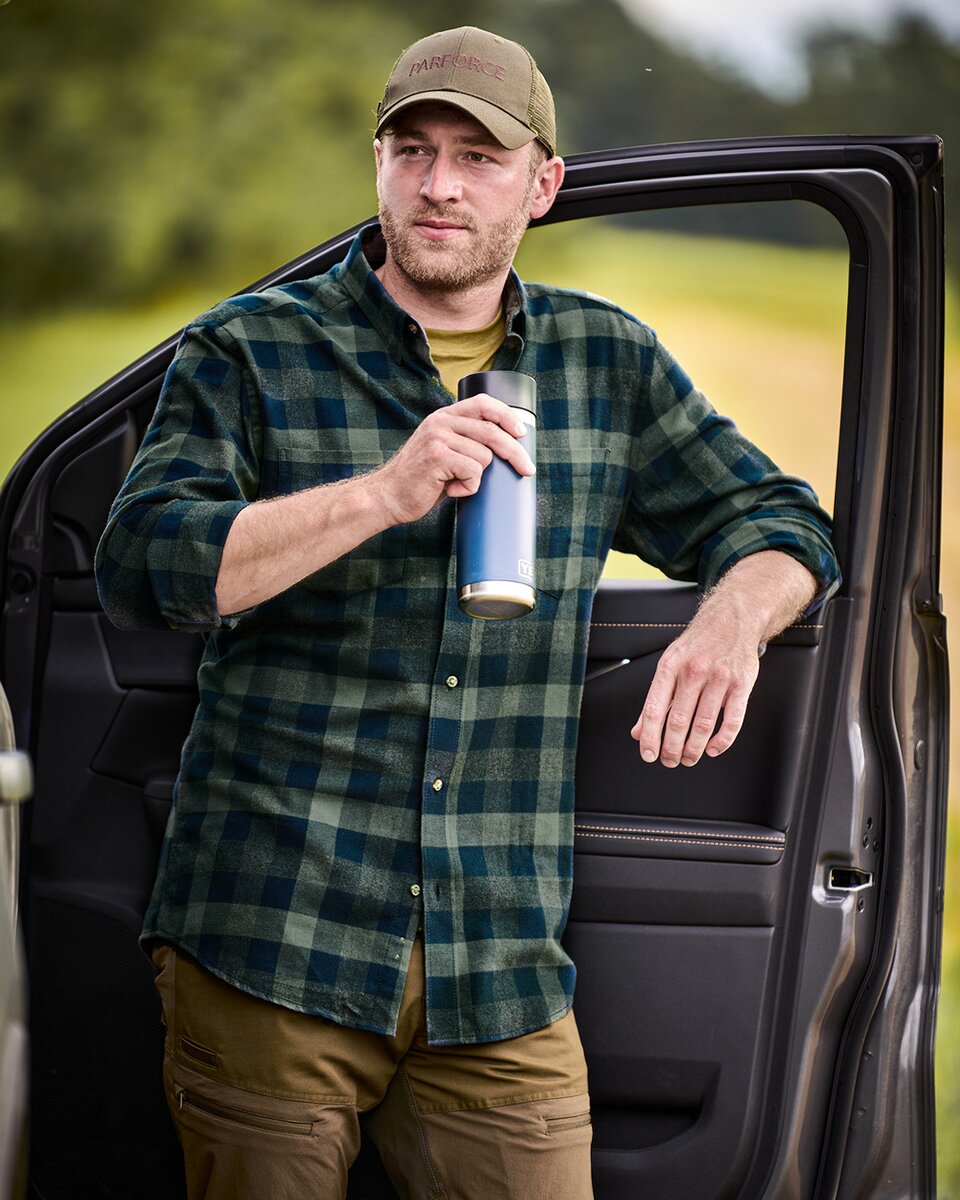 Parforce Hunting shirt Bernd (Blue/Olive)