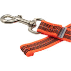 Sprenger Rubberized dog leash without hand strap (Signal orange – length 1 m)