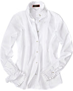 Reitmayer Blouse with ruffle collar (White)