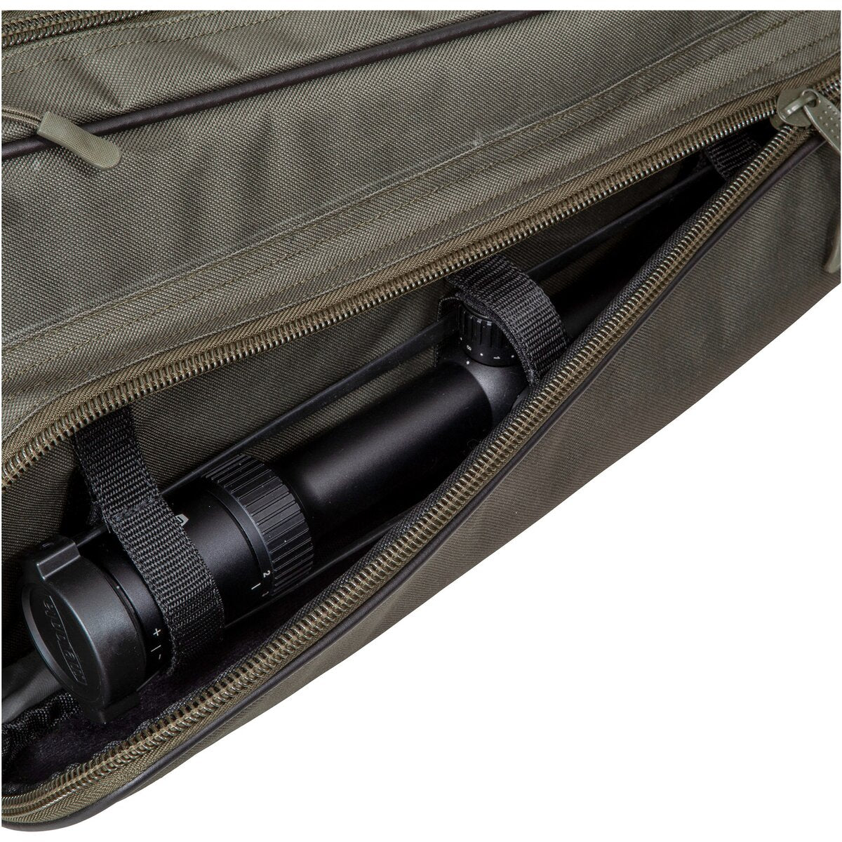 Parforce Long gun case all-in polyester (Polyester, olive, green grab handles)