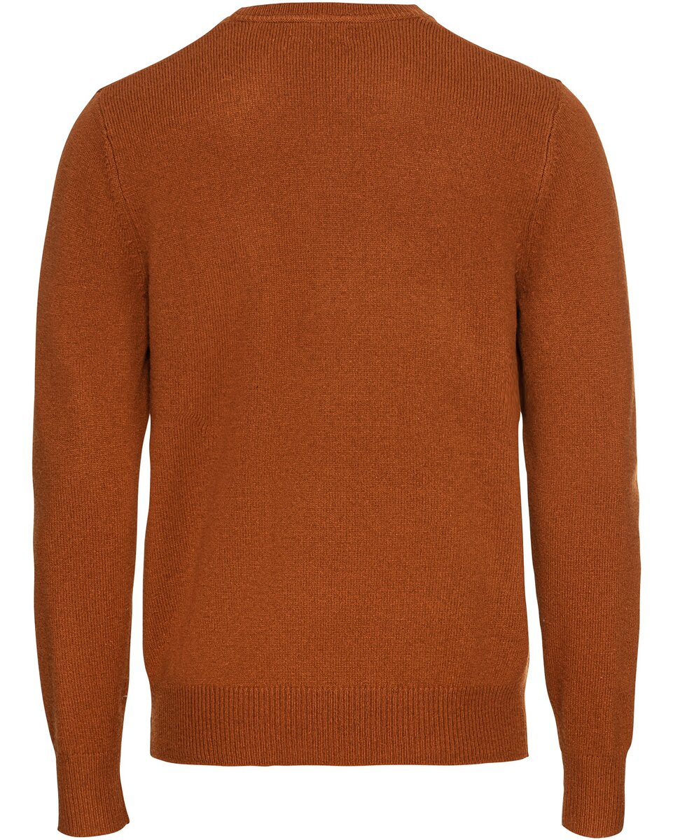 Highmoor V sweater (Reddish brown)