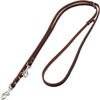 Heim Soft leash – 3-way adjustable (Width 10 mm, length 3 m, color brown)