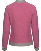 Luis Steindl Left cardigan with flowers (Rose/Gray)