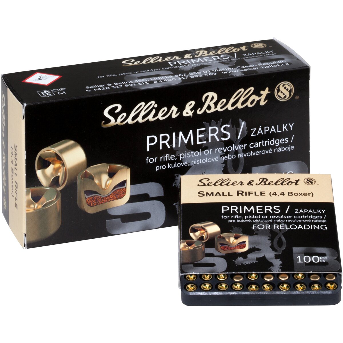 Sellier & Bellot Small Rifle primer 4.4 mm