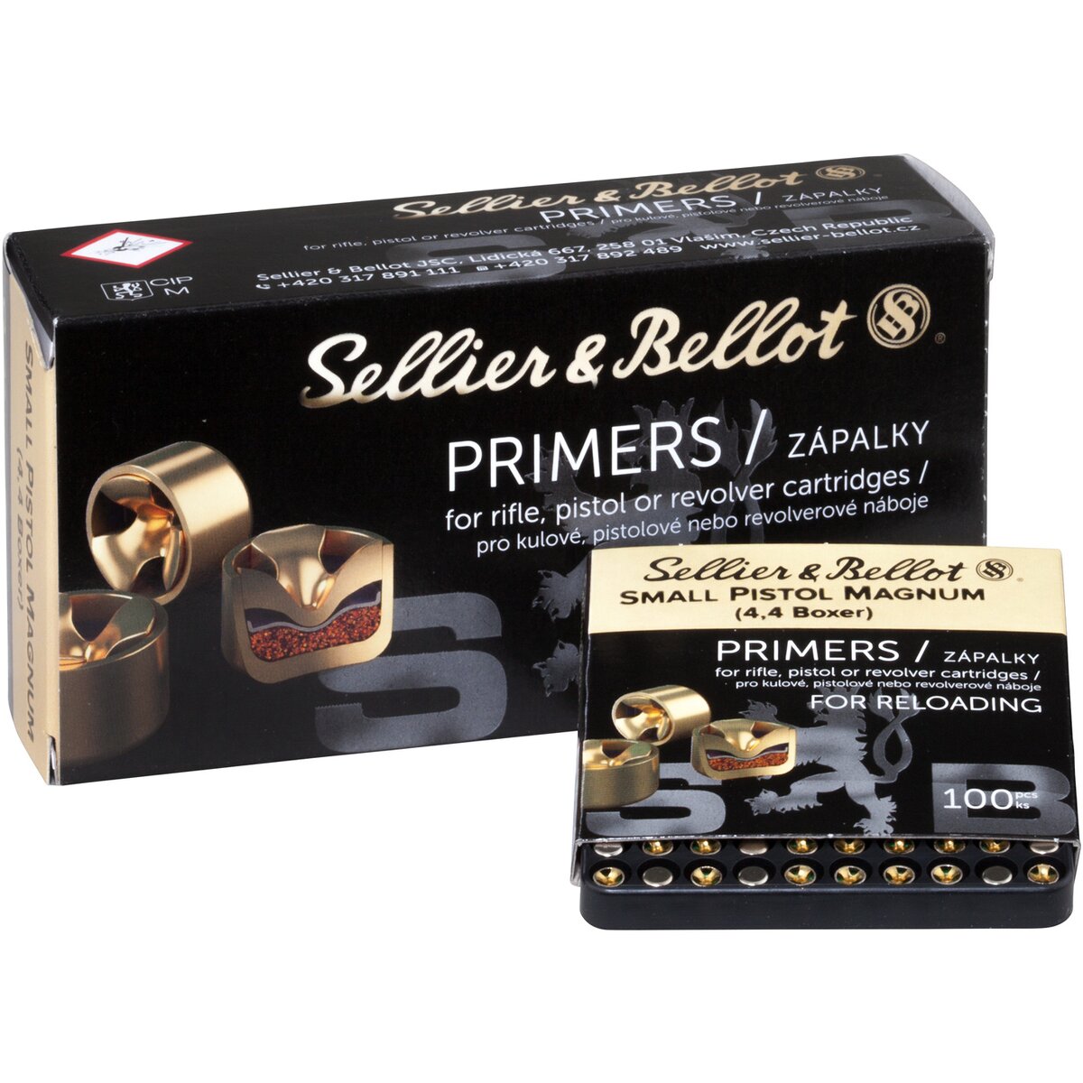 Sellier & Bellot Boxer primer, Small Pistol Magnum