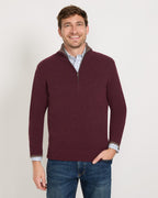 Highmoor Troyer with collar contrast (Bordeaux)