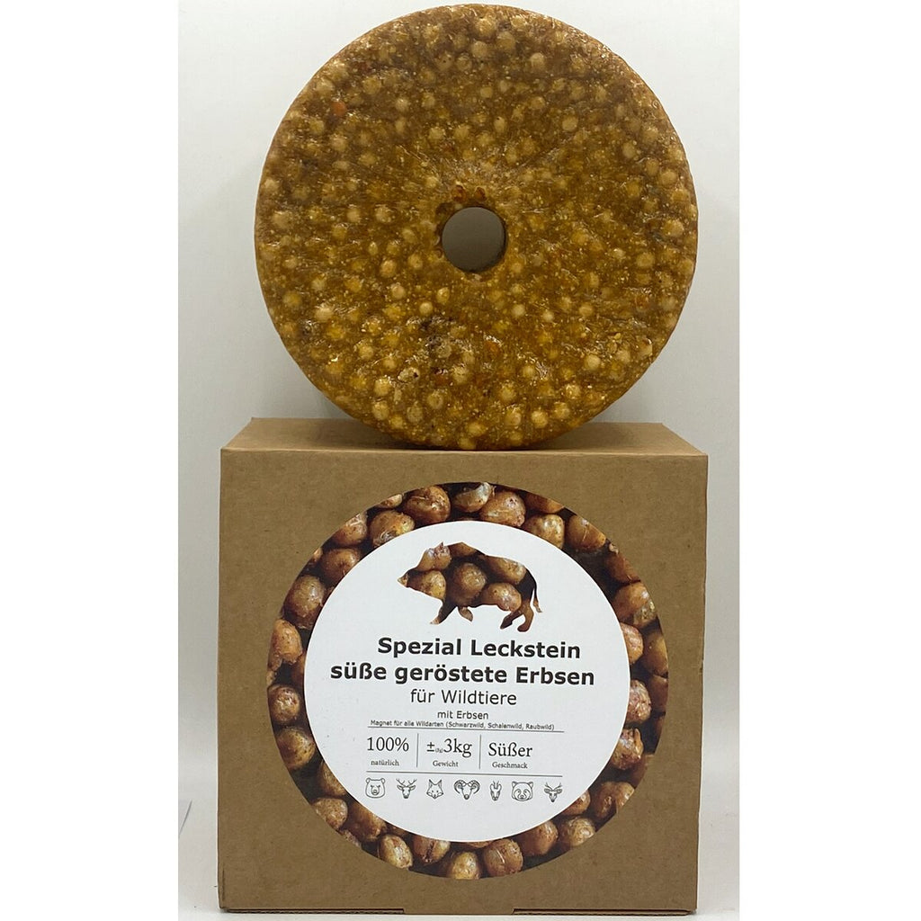 Wildlutscher Special lick stone sweet roasted peas 3 kg