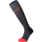 Lenz Pair of heated socks 5.1 Toe Cap® (Anthracite/red, size 35-38)