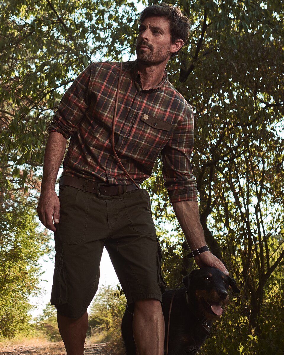 Parforce Eifel hunting shirt (Olive / rust)