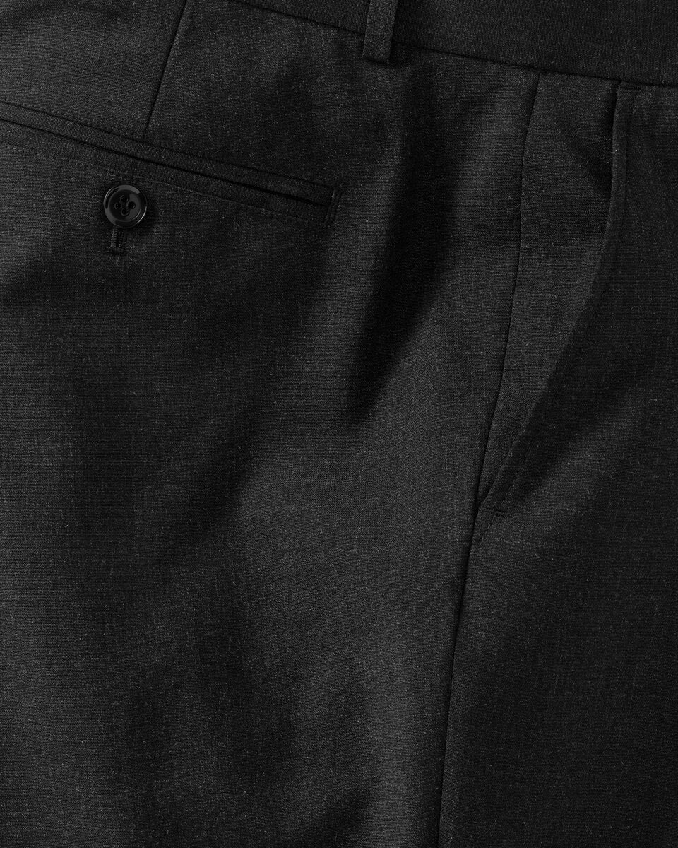 Luis Steindl Flat front trousers (Anthracite)