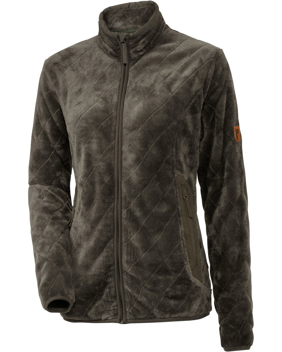 Parforce Women's cozy fleece quilted jacket (Olive)