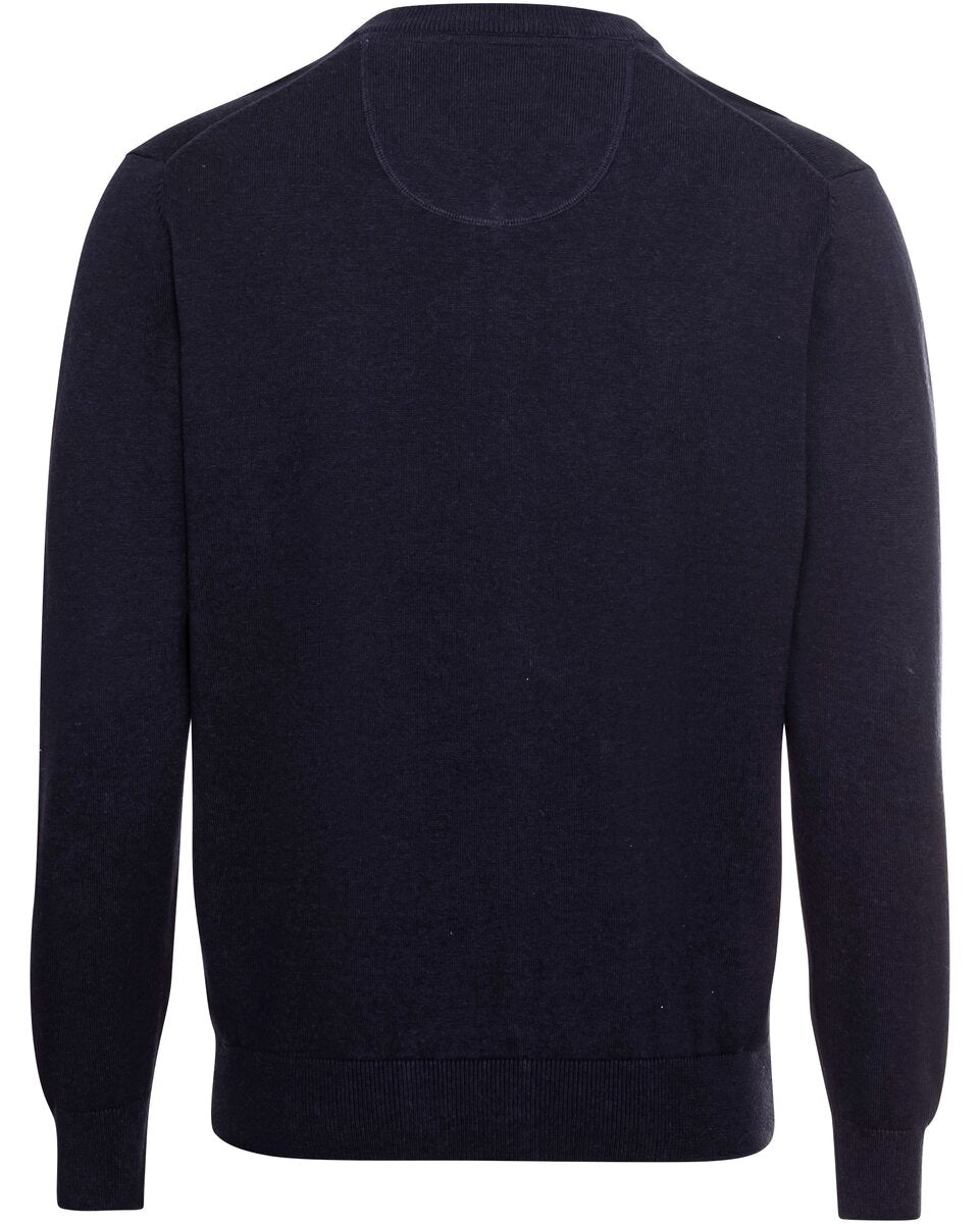 Highmoor Double pack of V-neck sweaters (Green/Navy)