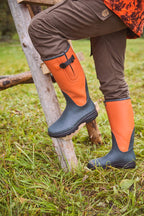 Parforce Rubber boots with neoprene lining NEO-2 (Orange / Olive)